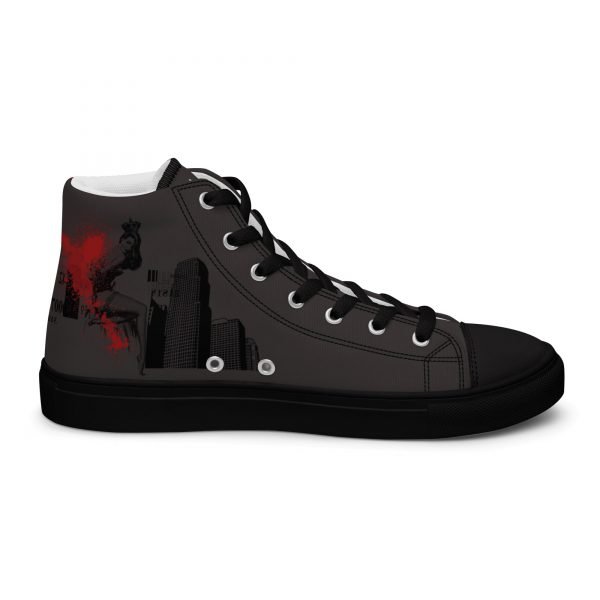 mens high top canvas shoes black left inside 66013af508fdf