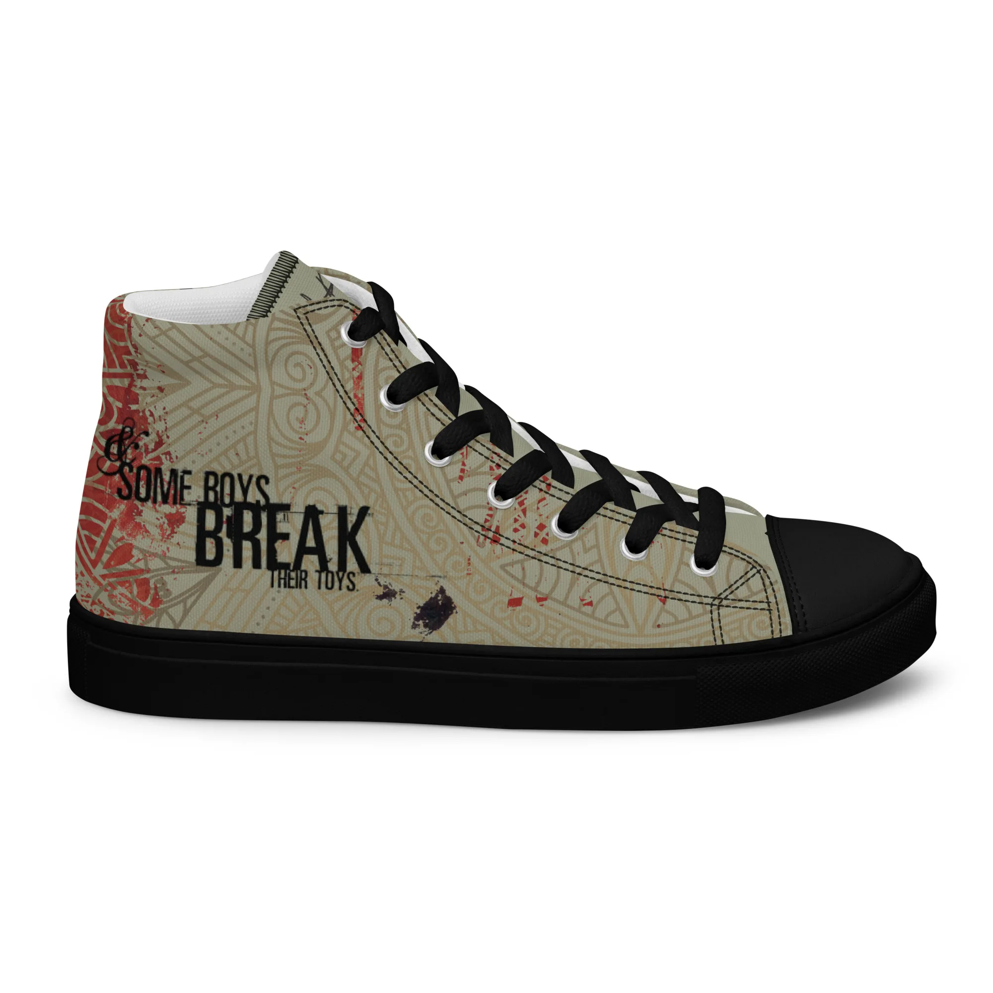 The break - sneaker montante en toile personnalisee, collection Rencontres de style - vue 2
